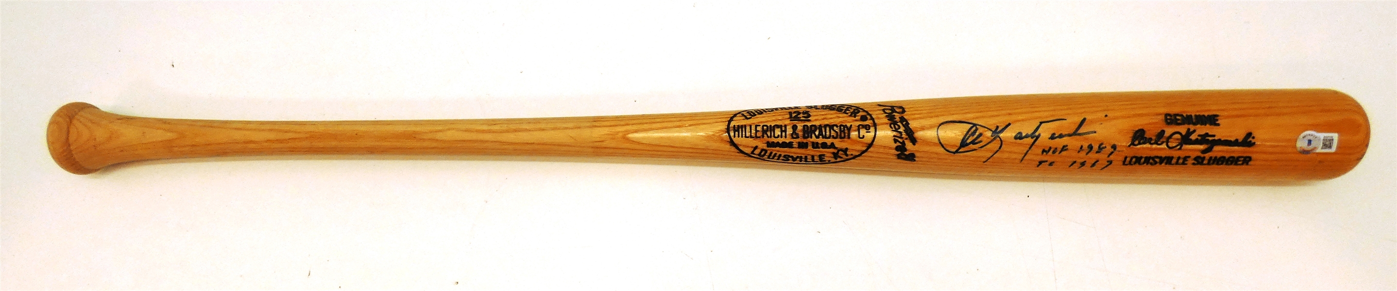 Carl Yastrzemski Autographed Louisville Slugger Bat