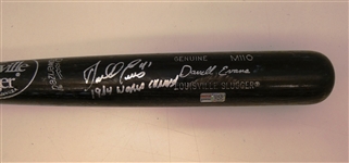 Darrell Evans Game Used Autographed Bat