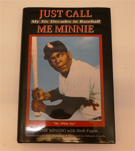 Minnie Minoso Autographed Book