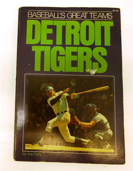 Mickey Stanley Autographed Tigers Book