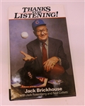 Jack Brickhouse Autographed Book