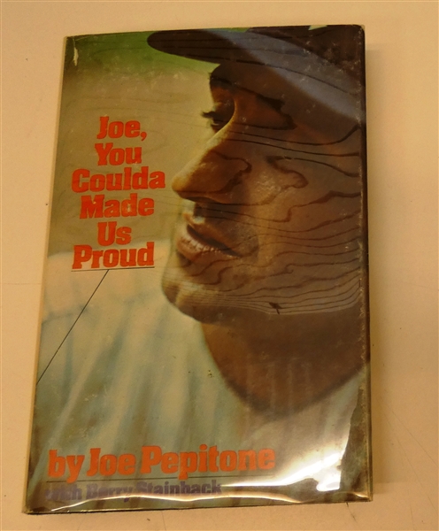 Joe Pepitone Autographed Book