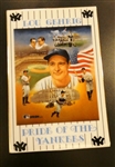 Lou Gehrig Porcelain Card