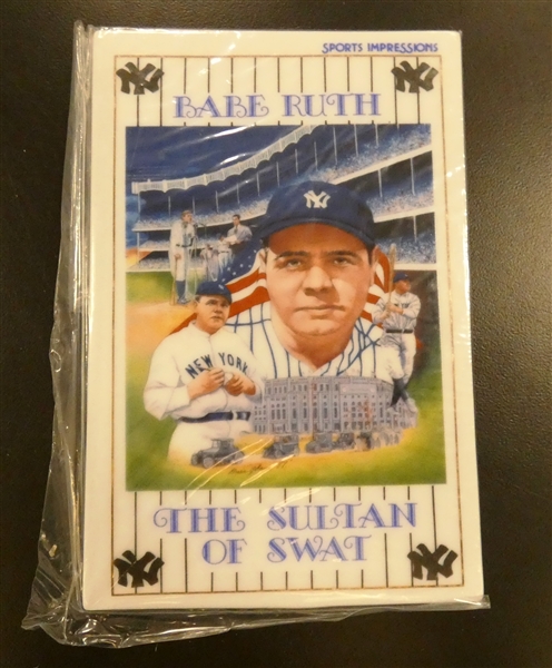Babe Ruth Porcelain Card