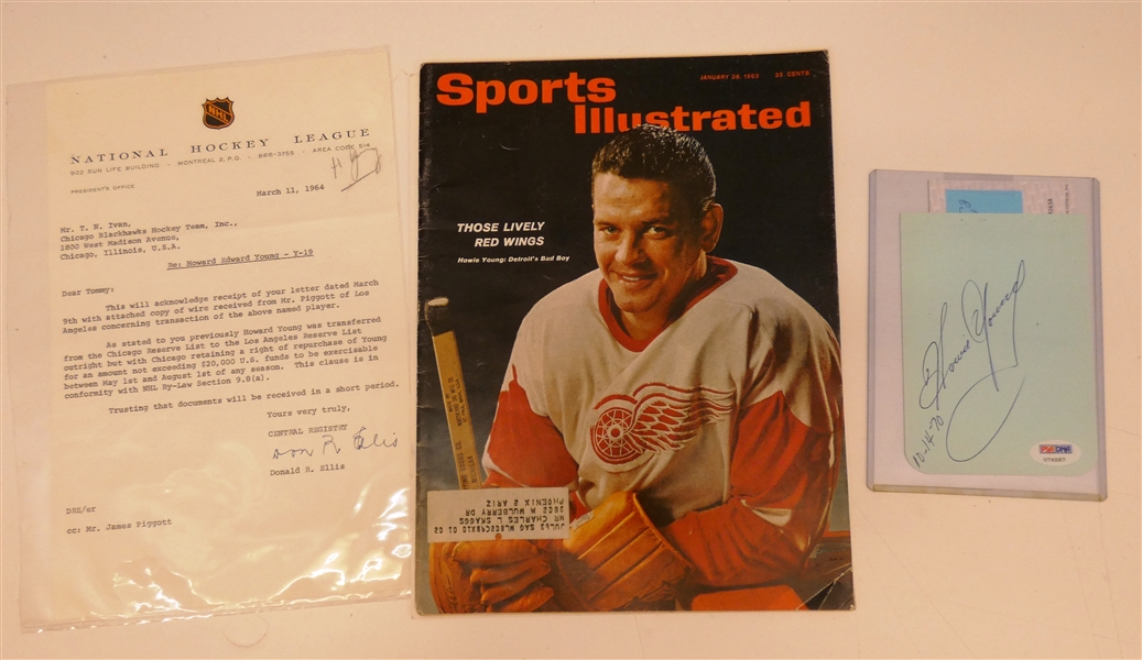 Howie "Cowboy" Young Autographed Lot