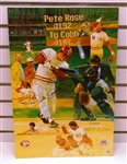 Pete Rose Autographed Poster (Pick up only)