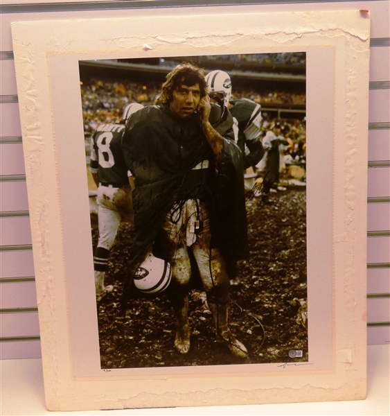 Joe Namath Autographed 16x20