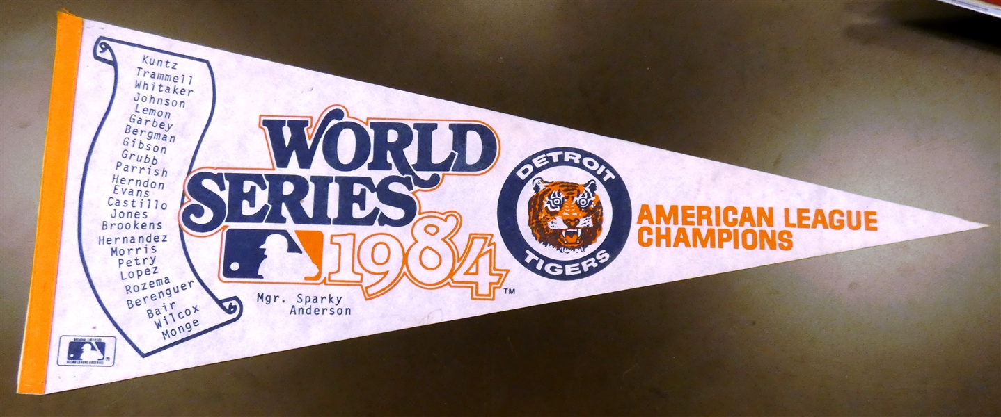 Detroit Tigers 1984 World Series Pennant