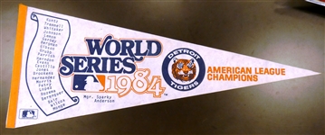 Detroit Tigers 1984 World Series Pennant