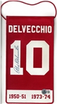 Alex Delvecchio Autographed 5x10 Mini Banner