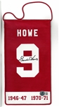 Gordie Howe Autographed 5x10 Mini Banner