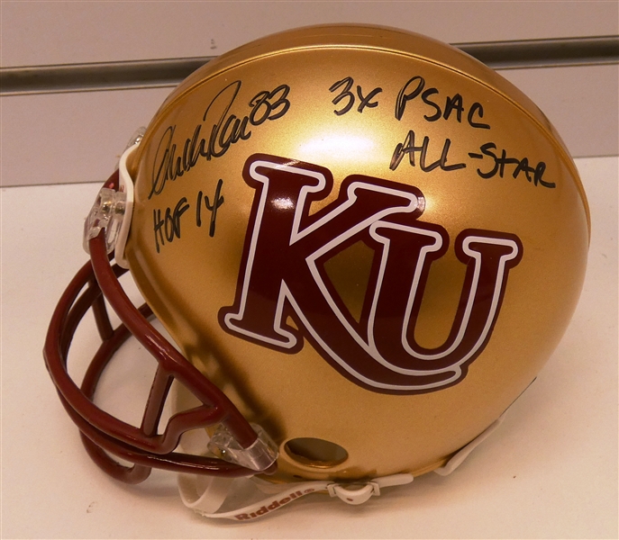 Andre Reed Autographed Kutztown Mini Helmet