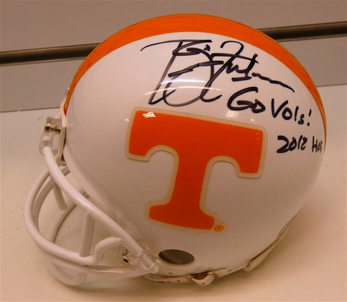 Phillip Fulmer Autographed Tennessee Mini Helmet