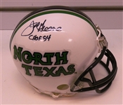 Joe Greene Autographed North Texas Mini Helmet