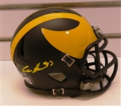 Aidan Hutchinson Autographed Michigan Mini Helmet