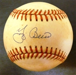 Yogi Berra Autographed Baseball