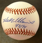 Matt Williams Autographed Baseball