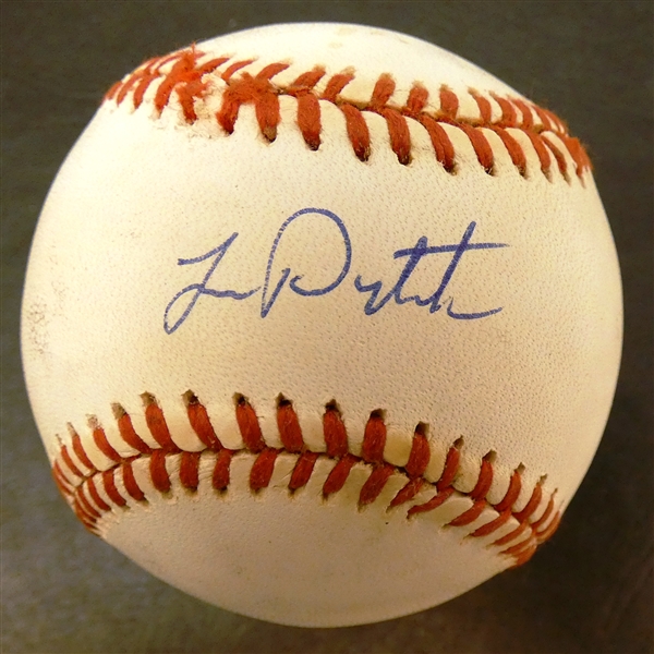 Lenny Dykstra Autographed Baseball