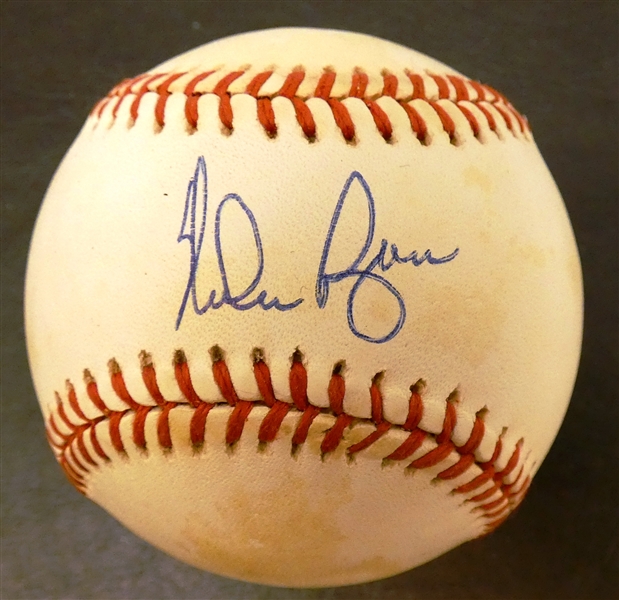 Nolan Ryan Autographed Baseball