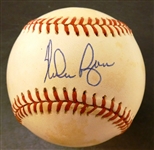 Nolan Ryan Autographed Baseball
