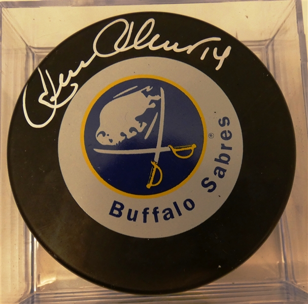 Robert Picard Autographed Sabres Puck