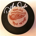 Dallas Drake Autographed Red Wings Puck