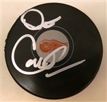 Dave Coulier Autographed Red Wings Puck