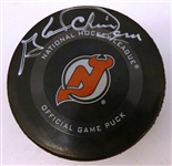 Chico Resch Autographed Devils Puck