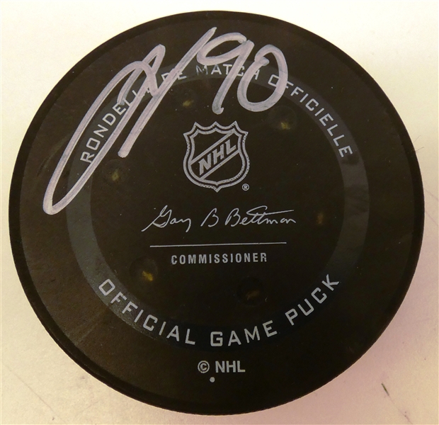 Joe Veleno Autographed EDGE Tracking Puck