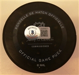 Joe Veleno Autographed EDGE Tracking Puck