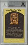 James "Cool Papa" Bell Autographed Hall of Fame Plaque