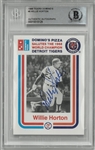 Willie Horton Autographed 1988 Dominos