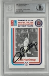 Jim Northrup Autographed 1988 Dominos