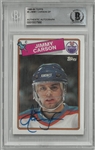 Jimmy Carson Autographed 1988/89 Topps
