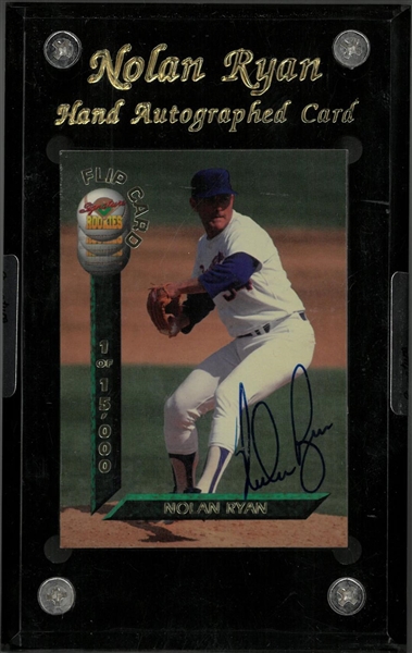 Nolan Ryan Autographed Signature Rookies