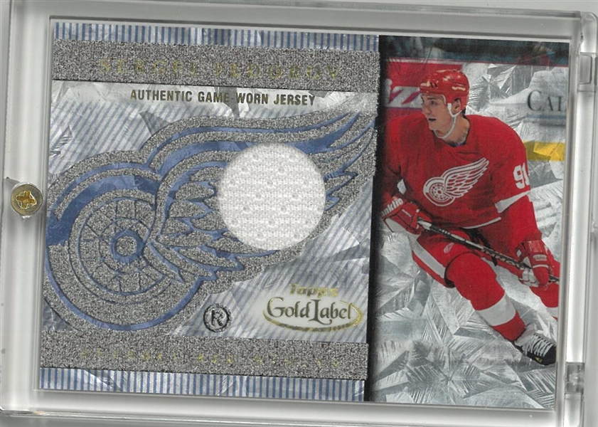 Sergei Fedorov Topps Jersey Card