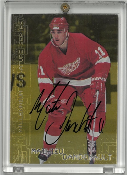 Matthieu Dandenault Autographed Be a Player