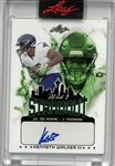 Kenneth Walker Autographed Leaf