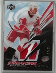 Steve Yzerman #8/25 Upper Deck Jersey Card