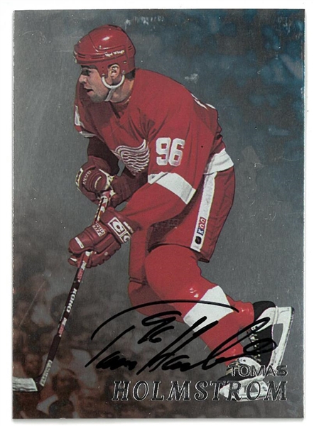 Tomas Holmstrom Autographed Be a Player