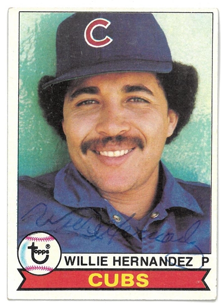 Willie Hernandez Autographed 1979 Topps