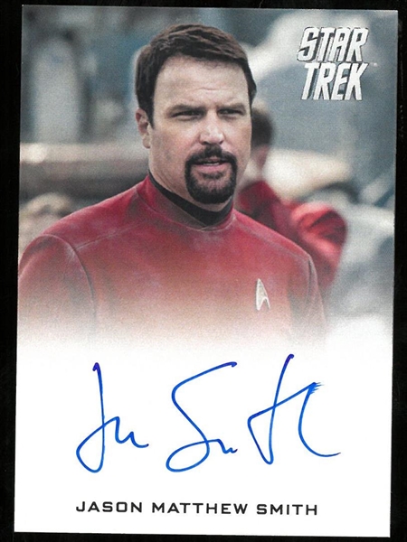 Jason Matthew Smith Autographed Star Trek Card
