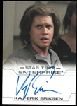 Kaj-Erik Eriksen Autographed Star Trek Card