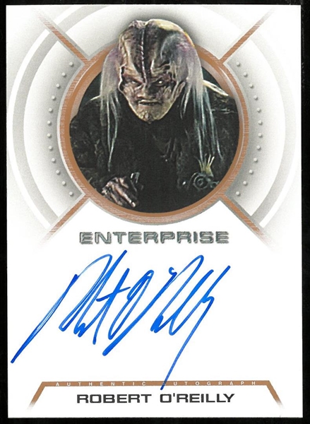 Robert OReilly Autographed Star Trek Card