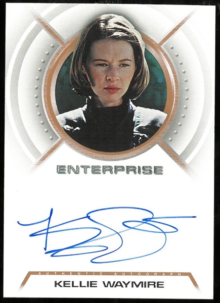 Kellie Waymire Autographed Star Trek Card