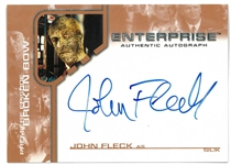 John Fleck Autographed Star Trek Card