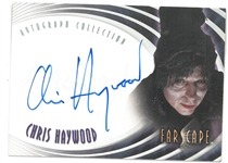 Chris Haywood Autographed Farscape Card