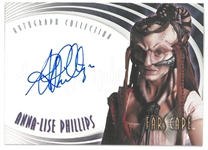 Anna-Lise Phillips Autographed Farscape Card