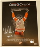 Chris Chelios Autographed 11x14 SGA Litho
