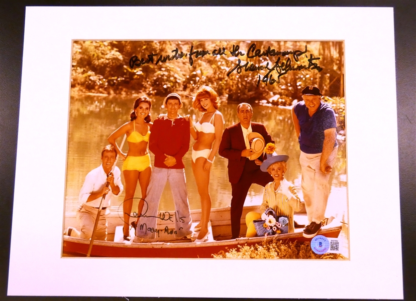 Dawn Wells & Sherwood Schwartz Autographed Gilligan Island 8x10